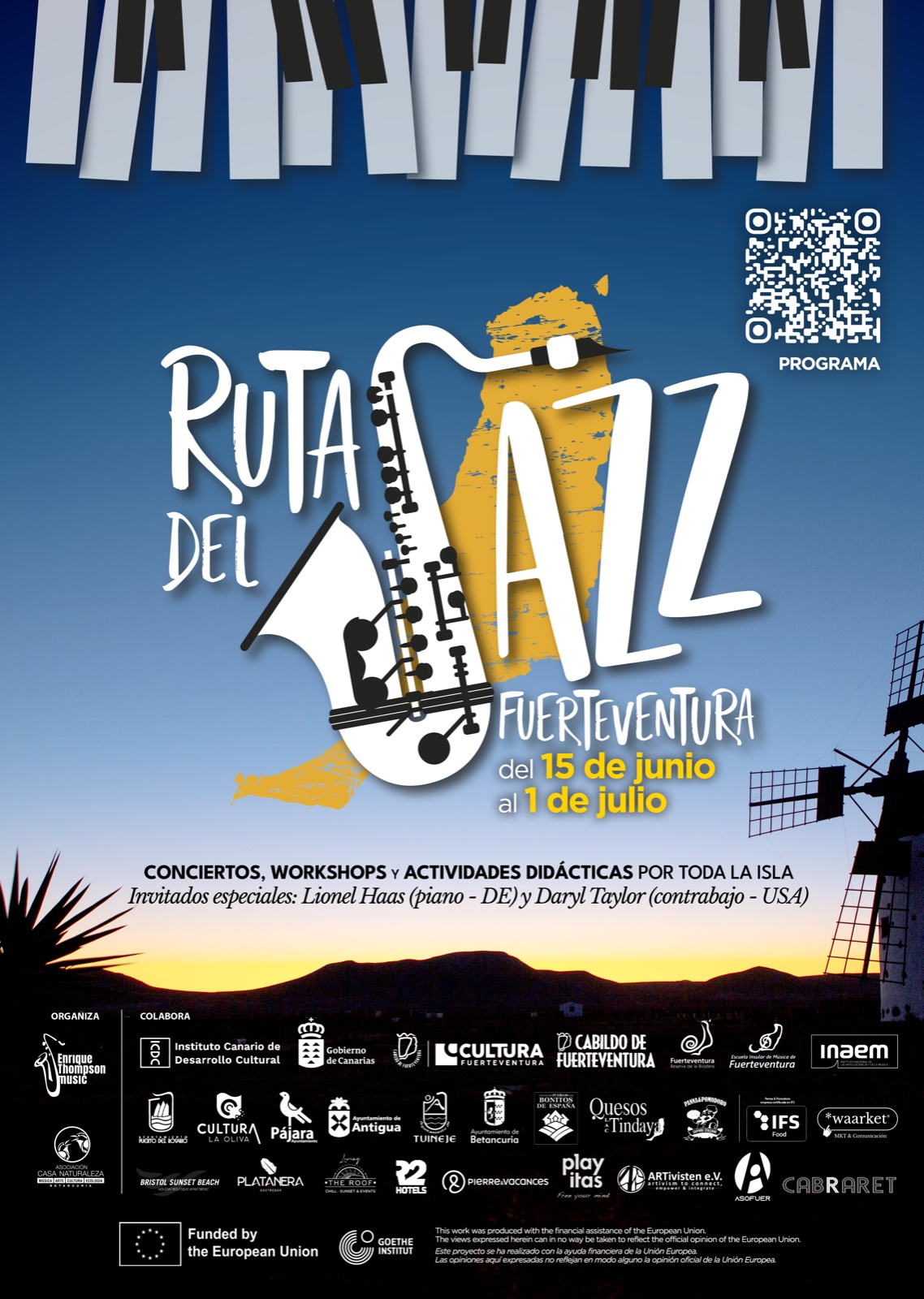 POSTER RUTA DEL JAZZ SEGUNDA EDICION 2024