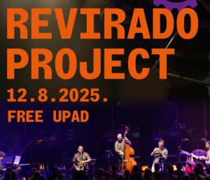 Revirado Project performing in Croatia at Klub Regenerator during Croatia Jazz 2025 as part of the ensemble's European tour.