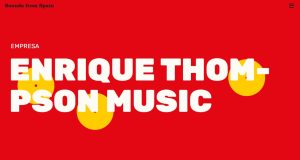 Enrique Thompson Music profile featured on the Sounds from Spain international music export platform