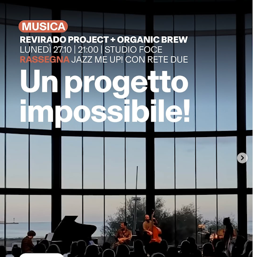 Enrique Thompson & Revirado Project performing live at RSI Radiotelevisione Svizzera studios in Lugano, Switzerland.